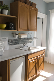 DeMane Design: kitchen remodel, re-purpose cabinets