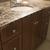 DeMane Design
Emperador Marble Countertop, Cherry Cabinet