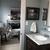DeMane Design
Bathroom: new vanity, sink, fixtures, mirrored medicine cabinet, glass shelf, towel bars and art